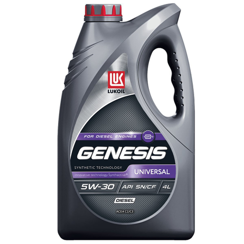Масло Лукойл Genesis Universal Diesel 5W30 SN/CF C2/C3 (4л) синтетика