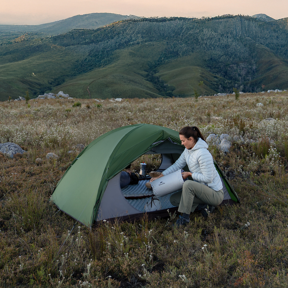 Палатка Naturehike Cloud-Creek PRO, 2-местная, зеленая, артикул CNK2550WS022-FGR2