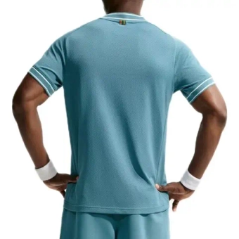 Мужская теннисная футболка Nike Court Heritage Tennis - smokey blue
