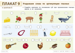 Плакаты к пособию «Сказка о царстве звуков и букв» Плакат 6-9 л. Электронная версия