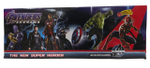Фигурки Мстители светящиеся 5 шт Marvel Avengers герои набор