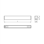 Светильник LED линейный ДПО02-40-001 Line 930 1130х71х100мм АСТЗ 1224740001