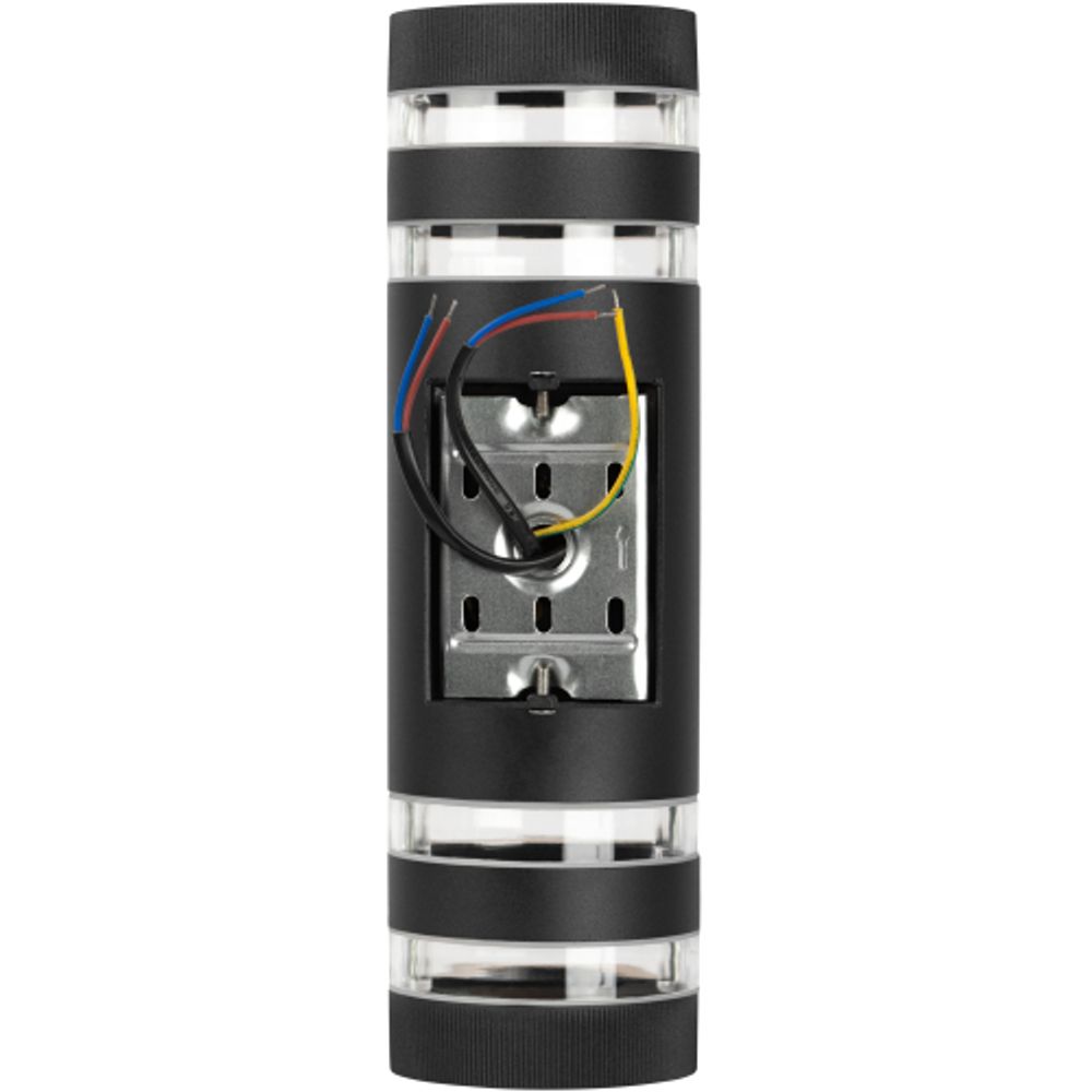 Светильник уличный настенный ЭРА «Адрия» GBW-102-BL-0300 230В 2хЕ27 IP54 вверх/вниз черный | Садово-парковые светильники