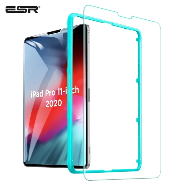 Закаленное защитное стекло ESR HD Ultra Clear High Definition  для Apple iPad Pro 11" (2018,2020)