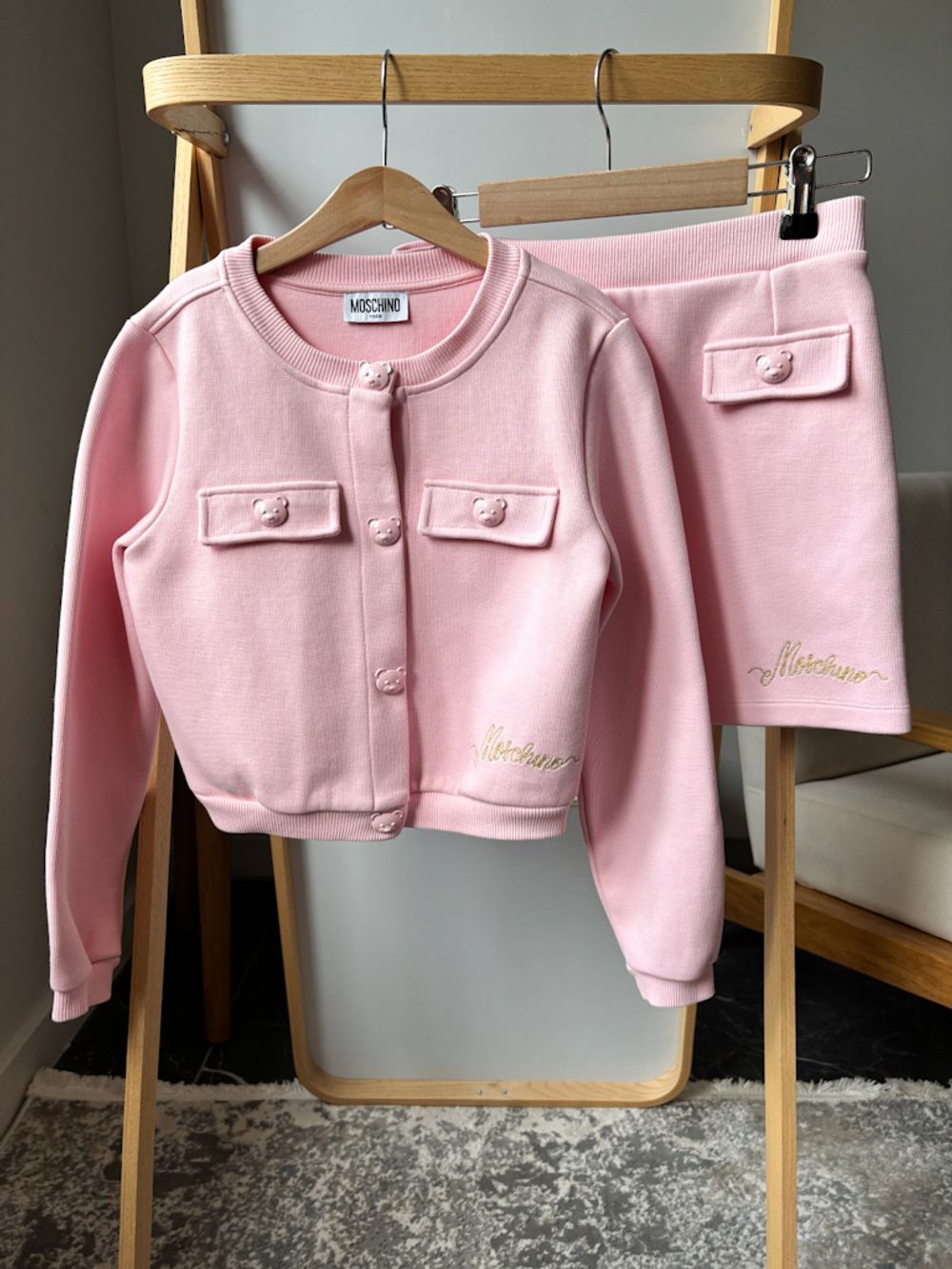 Хлопковый костюм Moschino, 134-140