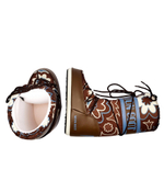 Угги FLOWER Moon Boot - коричневый(80D1402940)