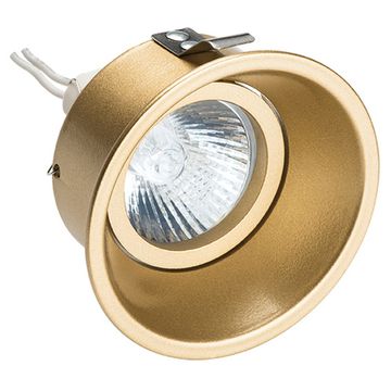 Встраиваемый точечный светильник 1* GU5.3 214603 золото Domino Lightstar