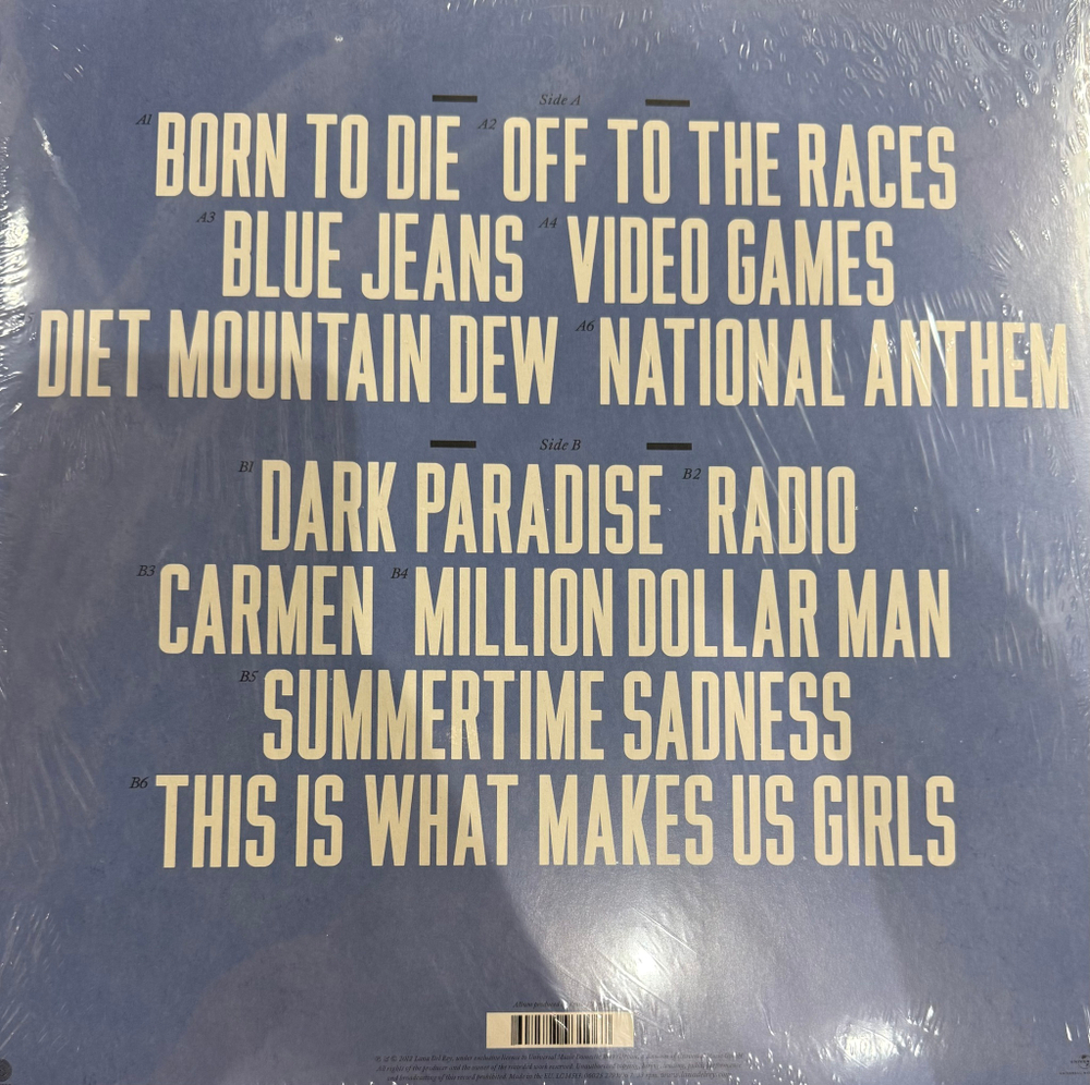 Виниловая пластинка Lana Del Rey ‎– Born To Die 2LP