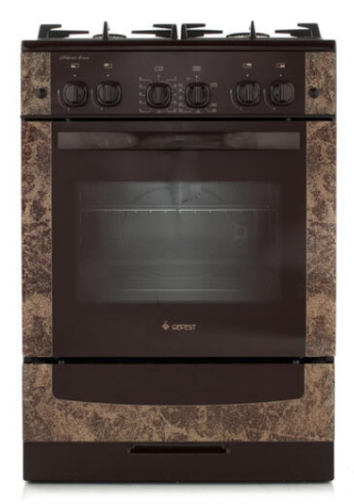 Плита газовая GEFEST 6500-02 0114 (кор.мрамор)