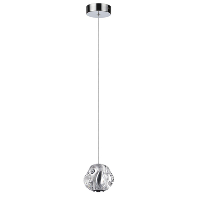 5084/5L L-VISION ODL25 561 хром/прозрачный/металл/акрил Подвес LED 5W 4000K 250Лм JEMSTONE