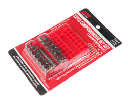 Набор бит 1/4" TORX, HEX, SPANNER с магнитным держателем 33 предмета в боксе JTC