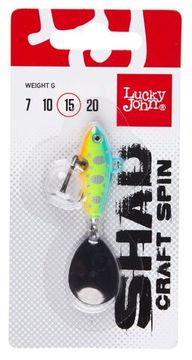 Тейл-спиннер Lucky John SHAD CRAFT SPIN 15.0г  015 в блистере
