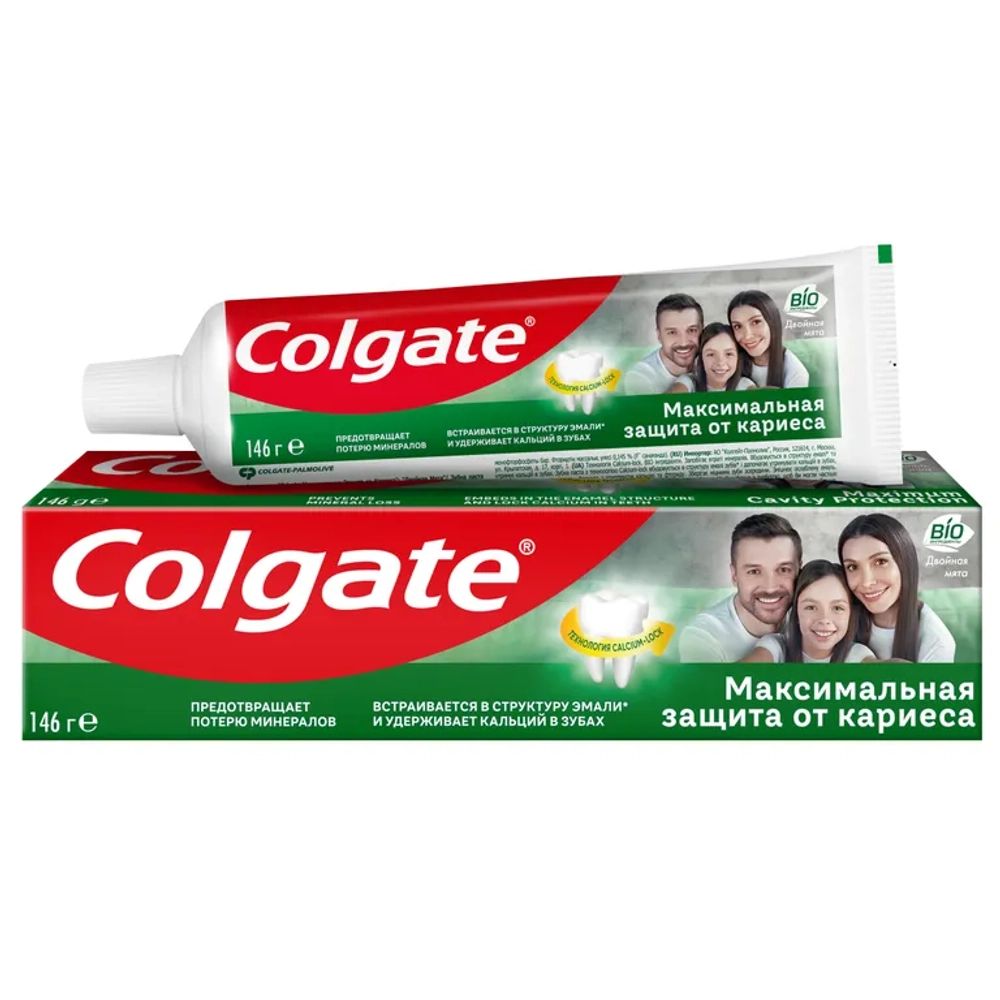 Colgate Зубная паста Максимальная защита Двойная мята 100мл