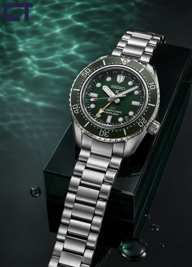 Seiko SPB381J1 Prospex Sea мужские наручные часы — 1968 Heritage Diver’s GMT в цвете Marine Green