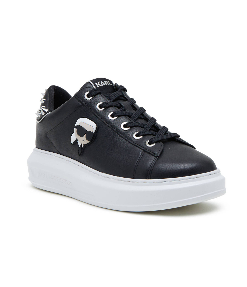 Кожаные кроссовки kapri Karl Lagerfeld - черный(KL62529N)