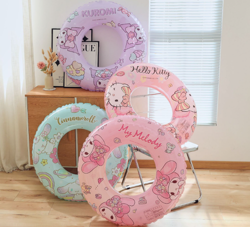 Надувной круг "Sanrio" 58 см, внутренний 26 см (5-9 лет)