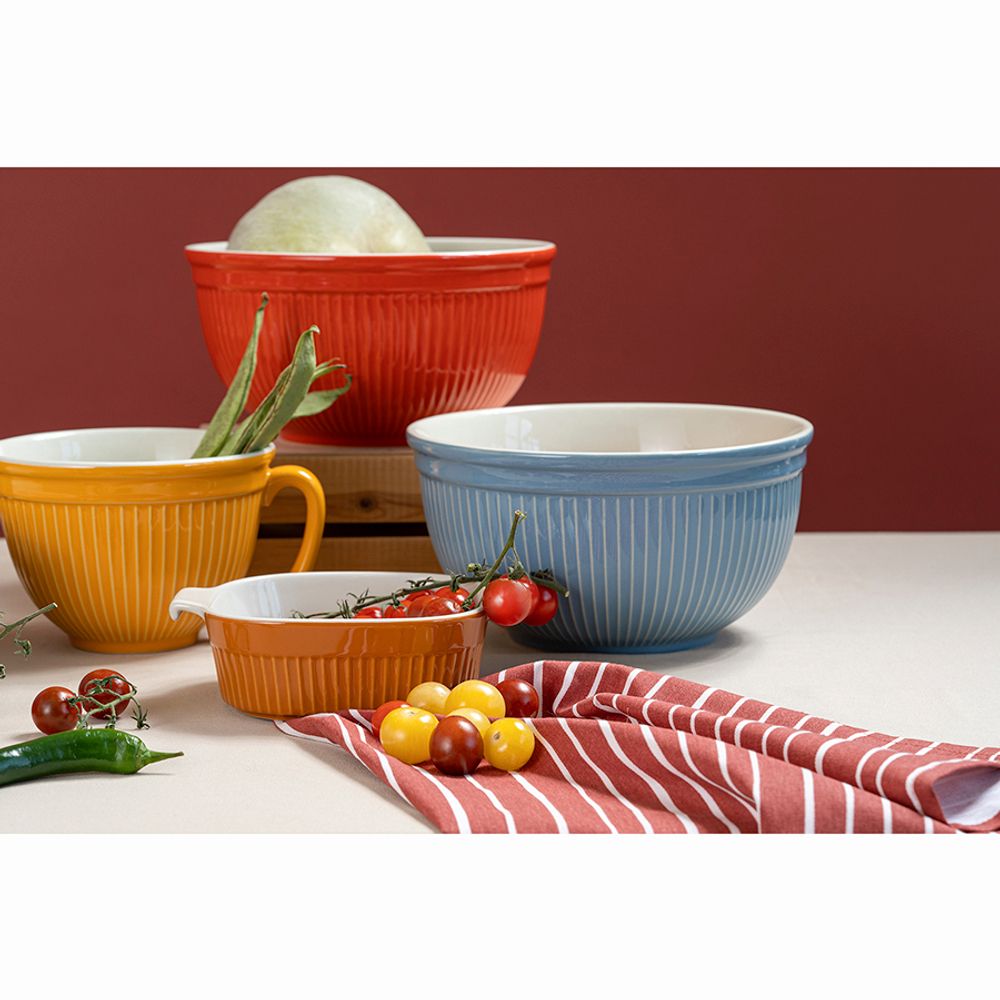 Блюдо для запекания soft ripples, 20х16,5 см, карамельное