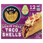 Siete, Grain Free Taco Shells, 12 Shells, 5.5 oz (156 g)