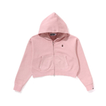 A Bathing Ape S Pigment Dyed One Point Cropped Zip Худи