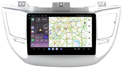 Магнитола для Hyundai Tucson 2016-2018 - Kuberg OL-9705 QLed+2K, Android 13, Быстрейшая, CarPlay, 4G SIM-слот