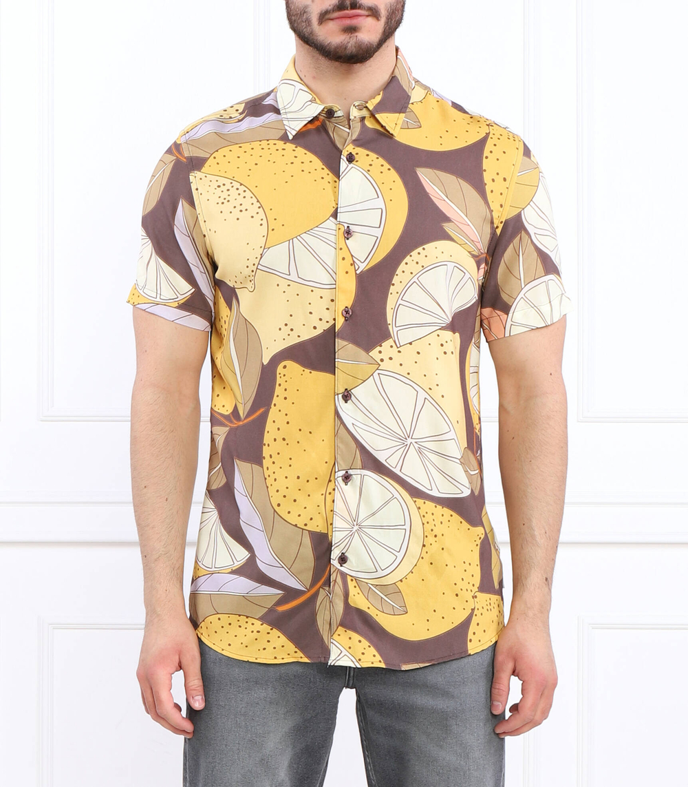 Рубашка SS ECO RAYON LEMON P GUESS - желтый(M3GH53 WD4Z2)