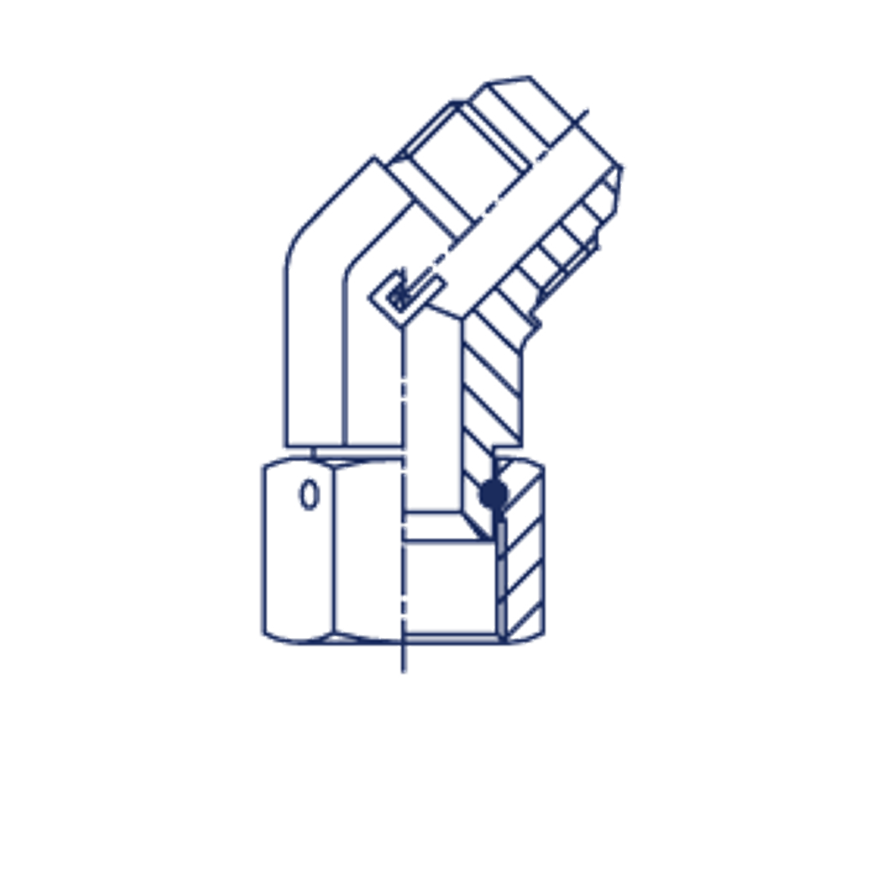 Соединение PN45 JIC 7/16