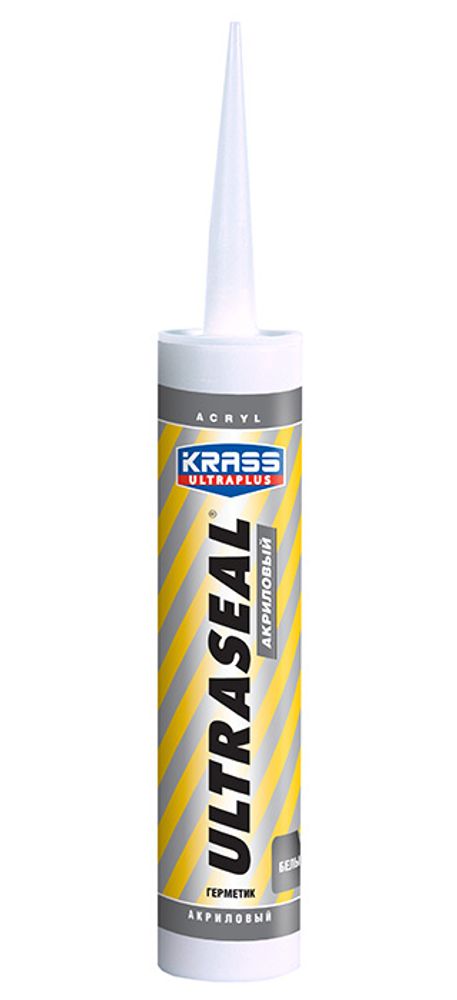 Герметик акрил. KRASS белый 260мл ULTRASEAL Герметик акрил. KRASS белый 260мл ULTRASEAL