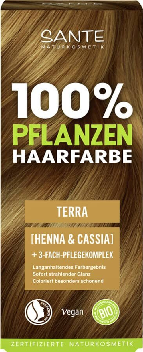 Растительная краска для волос Terra 04 Sante, 100 гр
