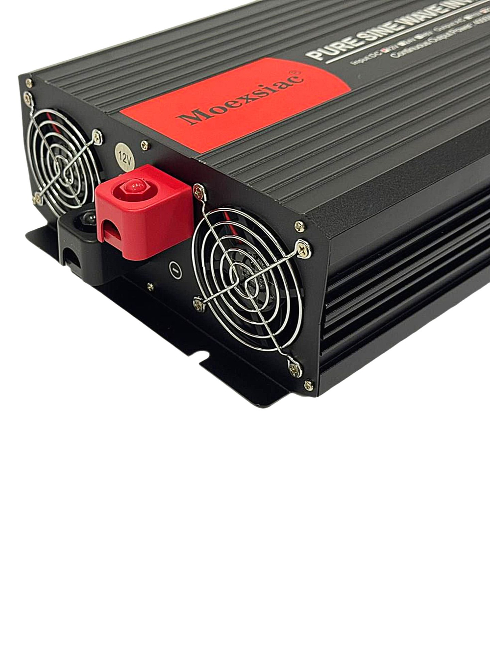 Инвертор 12V-220V 8000W Moexsiac черно-красный
