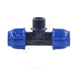 Тройник компрессионный ПЭ Дн 32х1/2"х32 НР Ру16 RTP (РосТурПласт) 14533