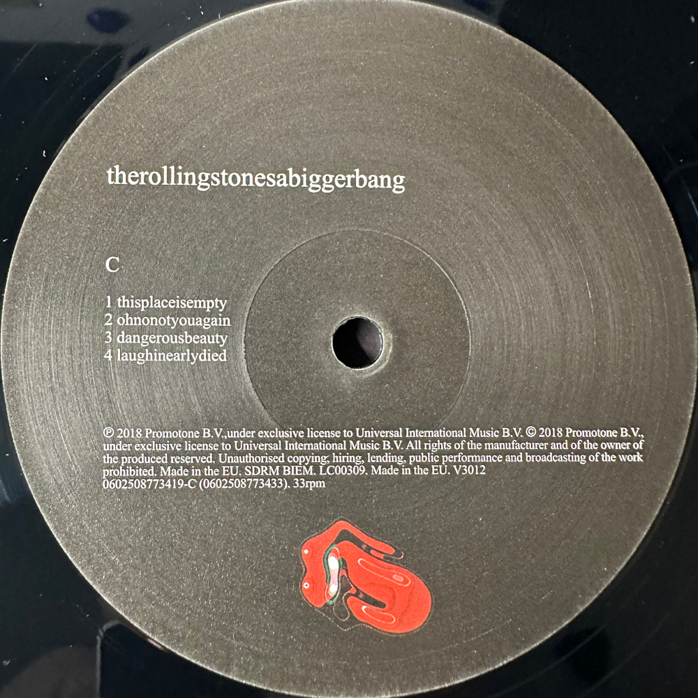 The Rolling Stones ‎– A Bigger Bang 2LP (Европа 2020г.)