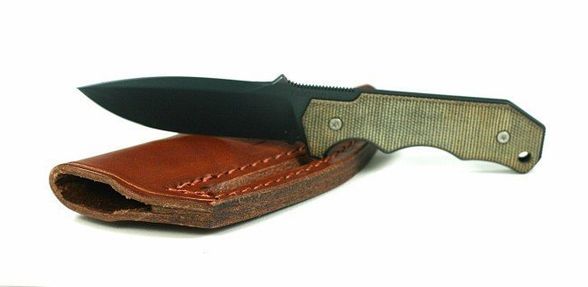 Цена наНож с фиксированным клинком Fantoni, Hide Fixed, FAN/HIDEFxBkMcLBk, сталь CPM-S30V, рукоять микарта