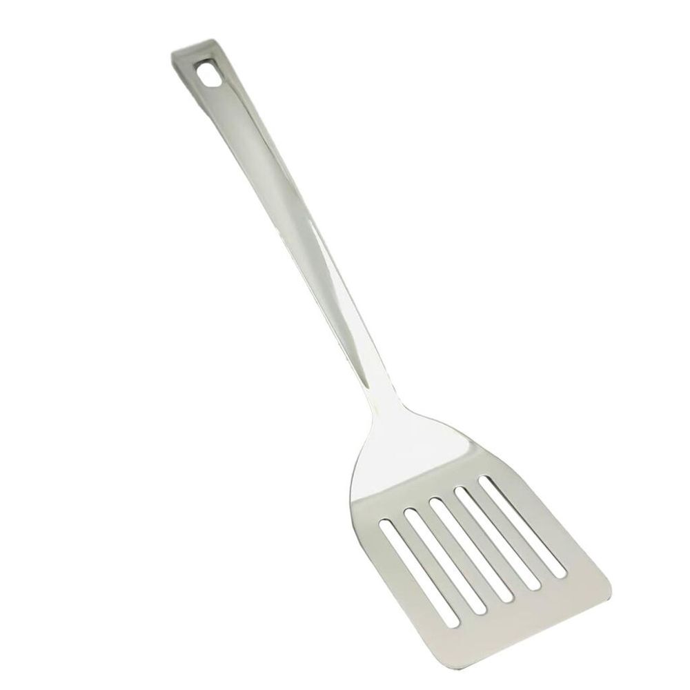 Лопатка 7,8*6,3 см сервировочная l 27,8 см перфорированная Blunt Square Tip нерж. P.L. Proff Cuisine