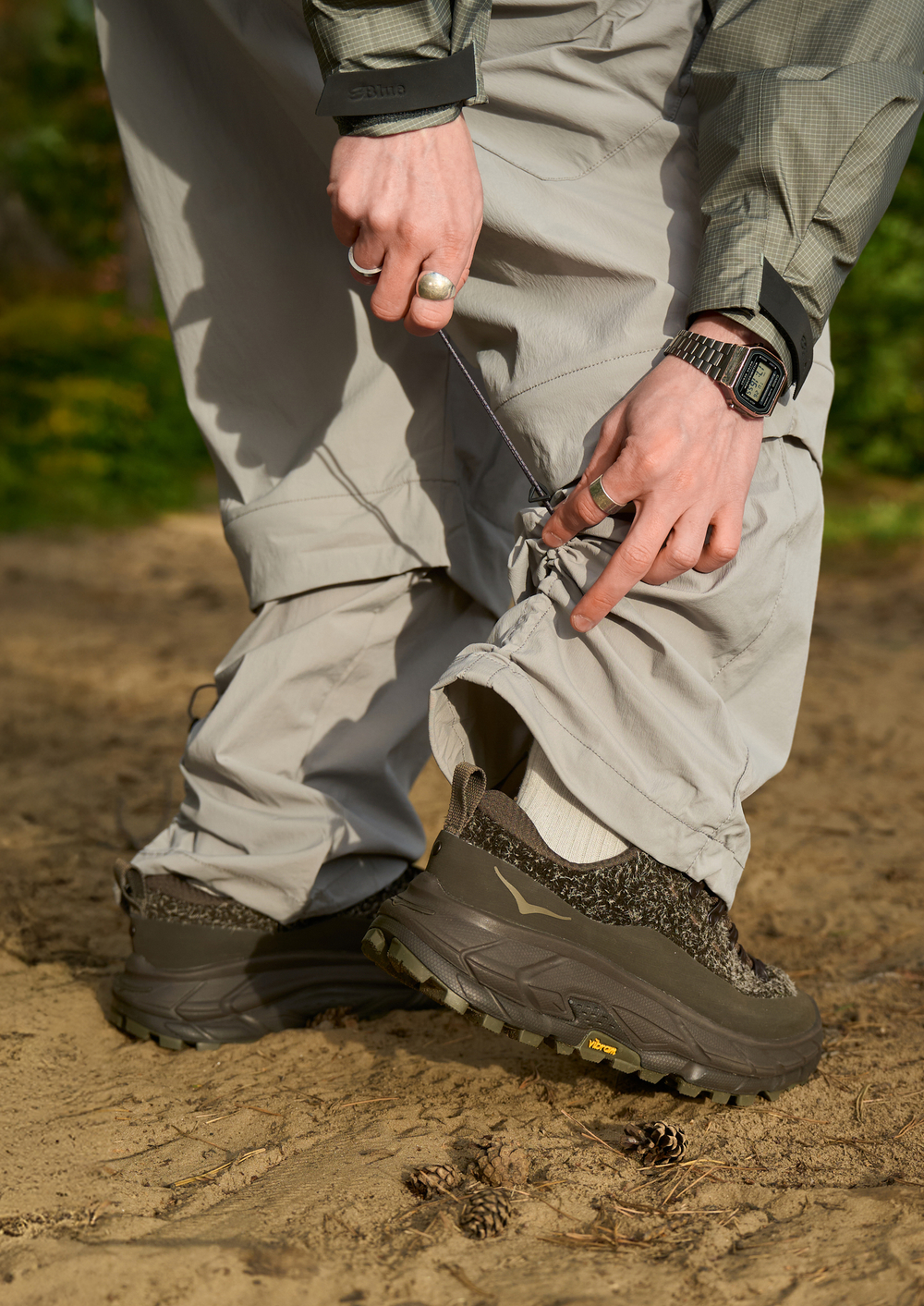 Брюки Nothomme Blue Outdoor Adjustable Cuff Detachable Pants "Cloud Gray"