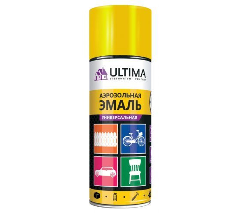Универсальная аэрозольная акриловая краска Ultima