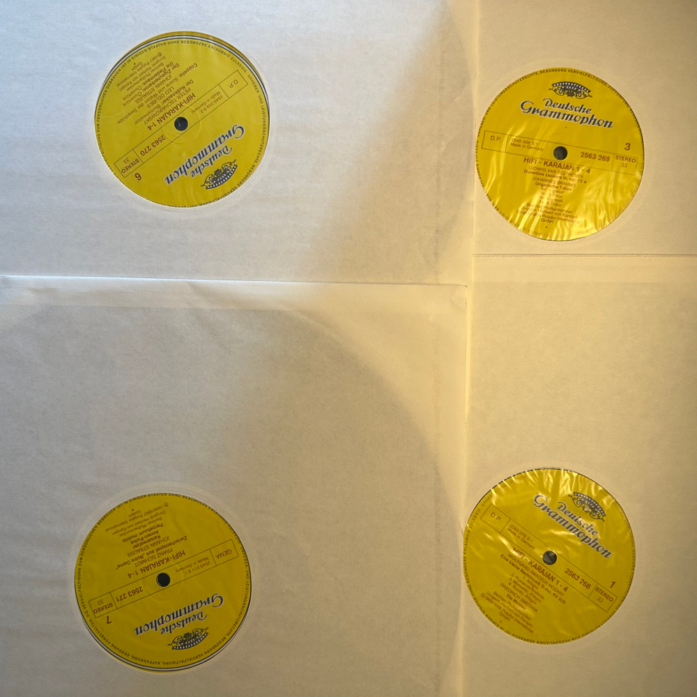 Герберт фон Караян - Хифи Караян 1-4 4LP (Германия 1977г.)