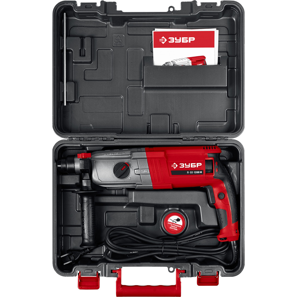 ЗУБР 32 мм, 1200 Вт, перфоратор SDS Plus, мет. корпус (П-32-1200 М)