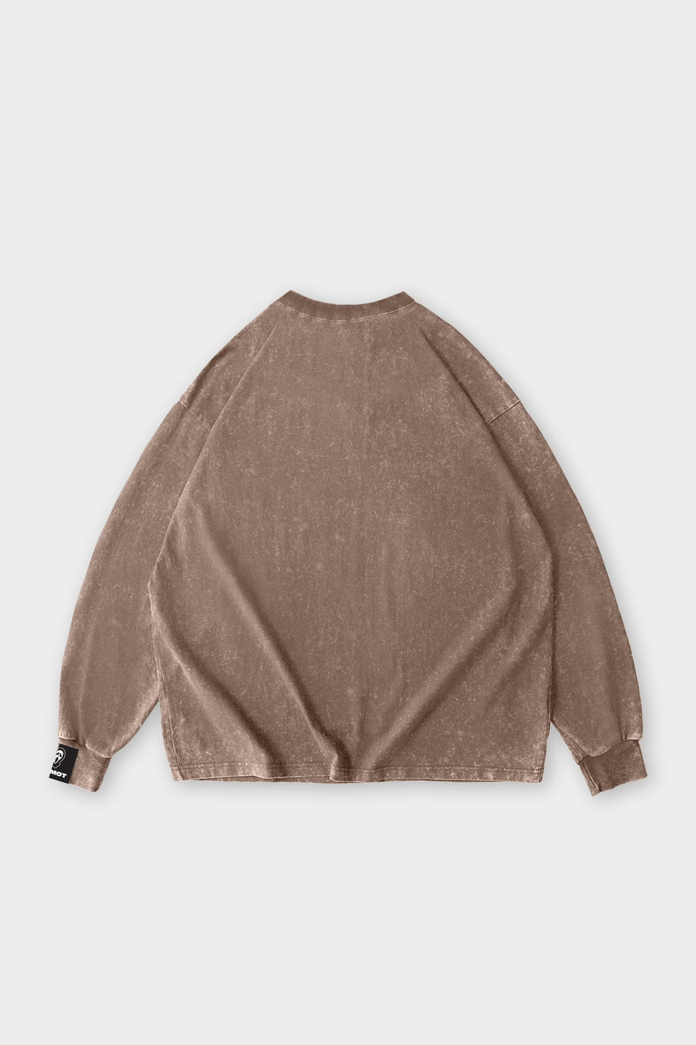 Лонгслив SHMOT "BLANK" GARMENT DYE Бежевый