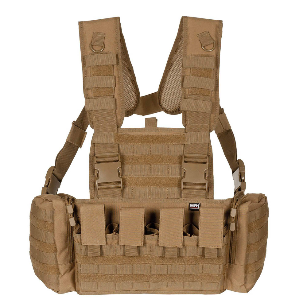 Тактический жилет MFH Chest Rig Mission coyote tan