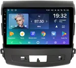 Магнитола для Mitsubishi Outlander XL, Peugeot 4007, Citroen C-Crosser (без Rockford, рамка перфорированная) - Teyes CC2 PLUS монитор 9" QLED, Android 10, Быстрая, SIM-слот
