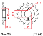 Звезда JTF740.15