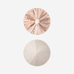 Кристалл Риволи (Rivoli), оттенок "Светло-персиковый"/"Light Peach", 12мм
