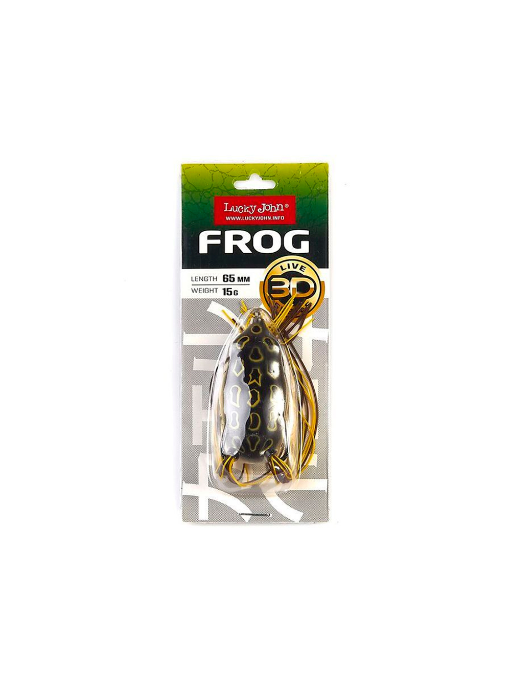 Приманка мягкая LJ 3D Series FROG 2.6in (06.50)/001 1 шт. в упак.