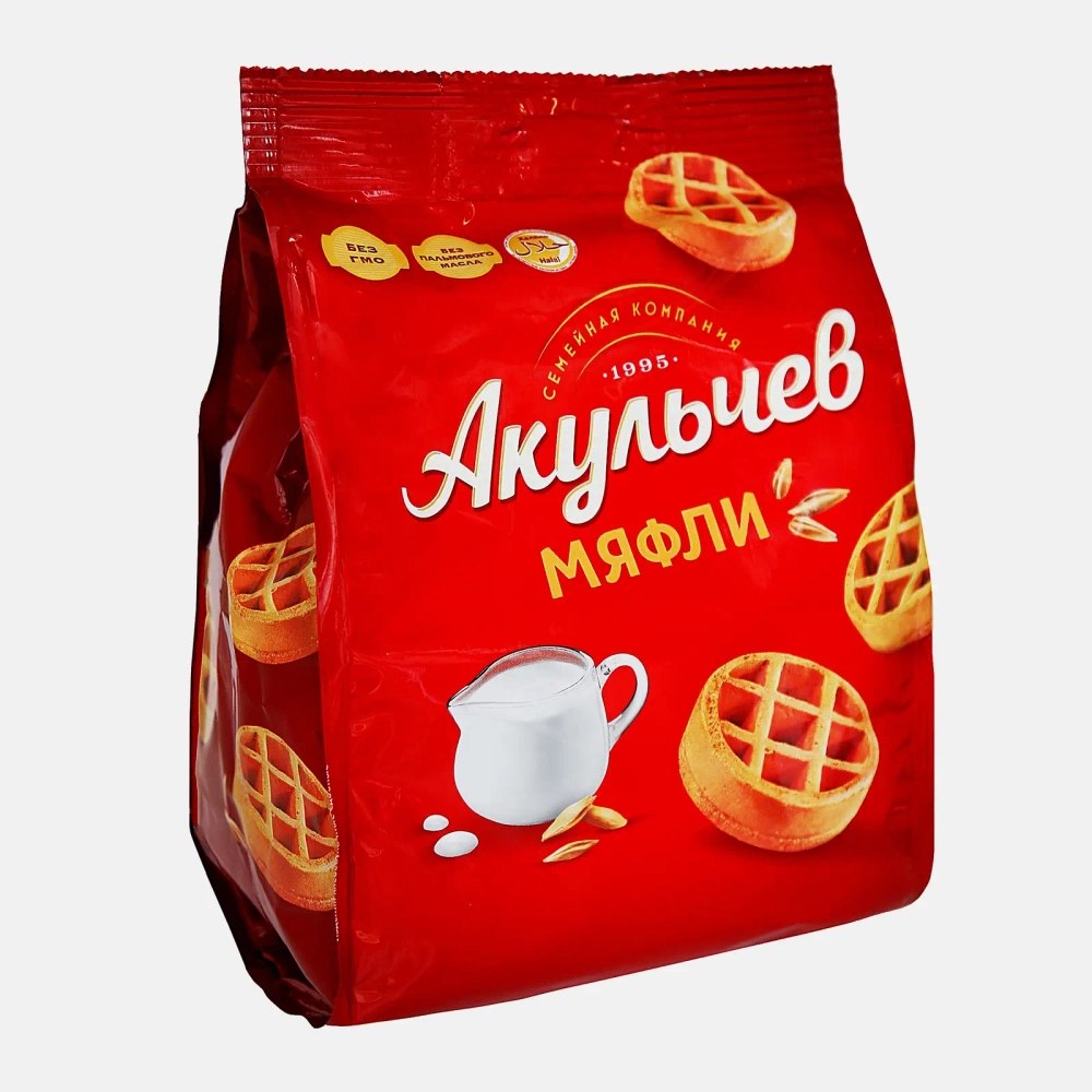 Вафли-мяфли мягкие Акульчев 310г