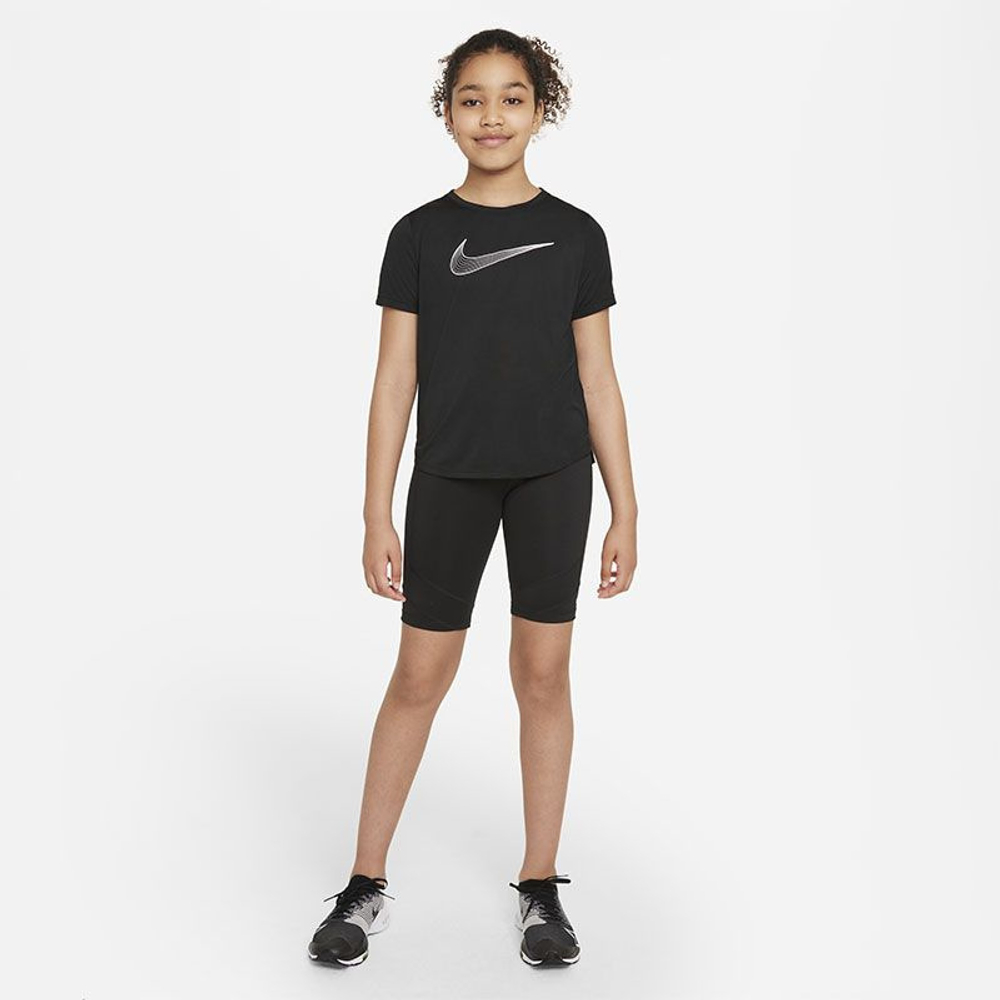 ОДЕЖДА ДЛЯ ТЕННИСА Девочки, Футболка NIKE DRI FIT ONE SS TOP .