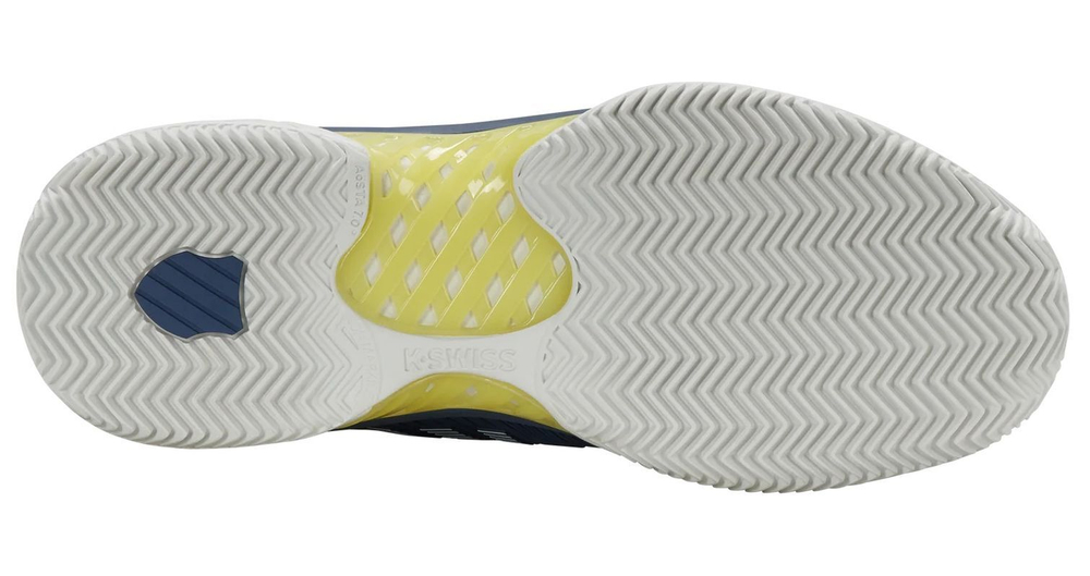 Теннисные кроссовки K-Swiss Hypercourt Express 2 Clay - vintage indigo/blanc de blanc/luminary green