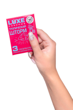 ПРЕЗЕРВАТИВЫ LUXE ТРОПИЧЕСКИЙ ШТОРМ (ТРОПИЧЕСКИЕ ФРУКТЫ), гладкий, 3 штуки