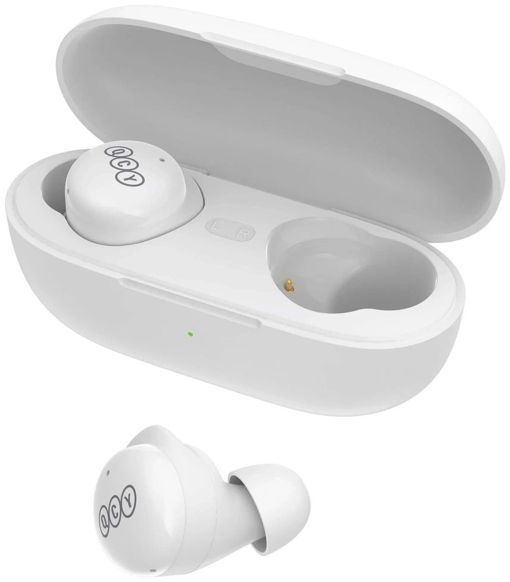 Беспроводные наушники QCY T17 white, white