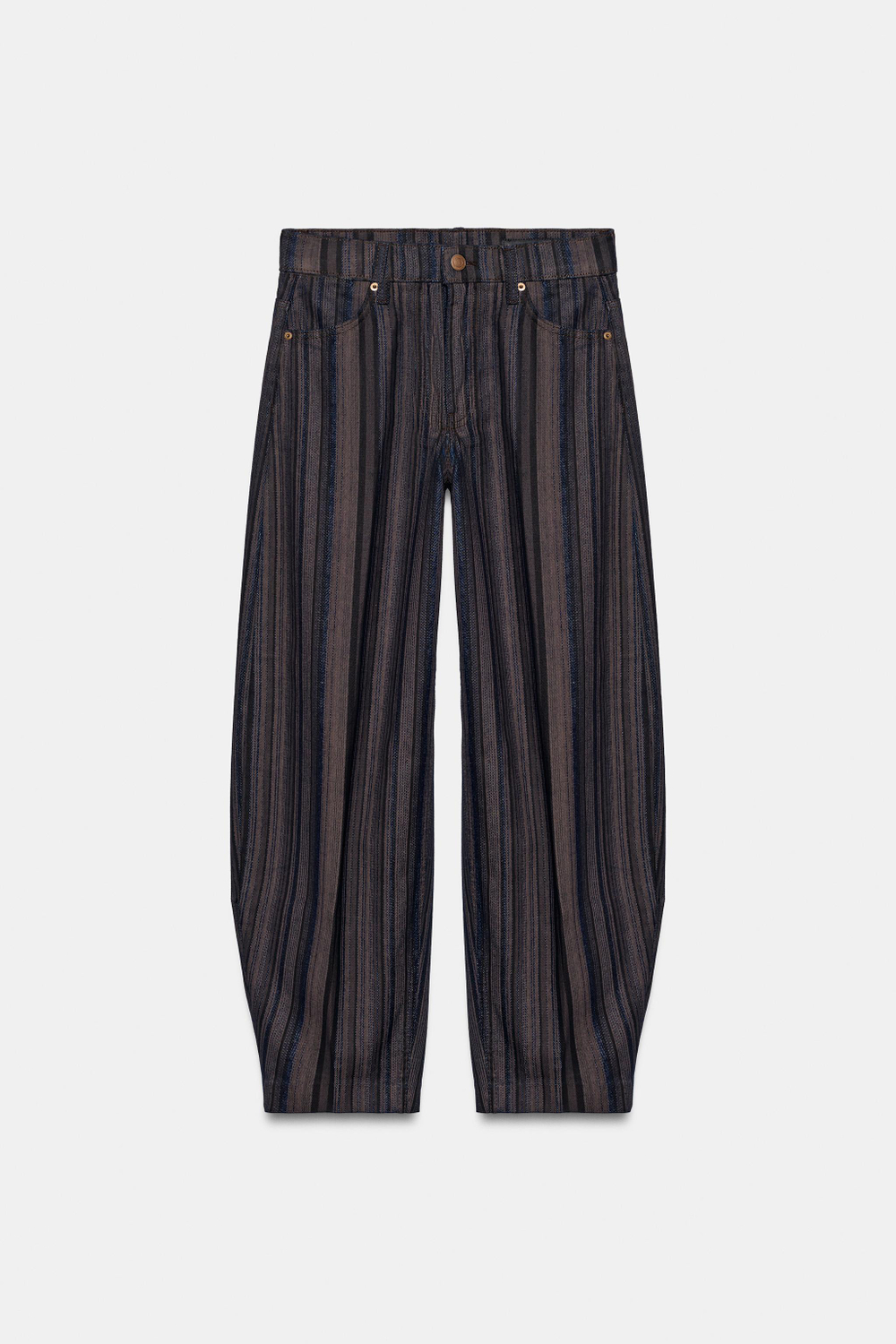 ДЖИНСЫ TAPERED С ВЫСОКОЙ ПОСАДКОЙ — ZW COLLECTION — ZARA