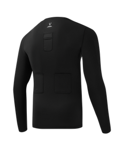 Футболка компрессионная с длинным рукавом судейская PerFormDRY Referee Baselayer Tee LS, черный